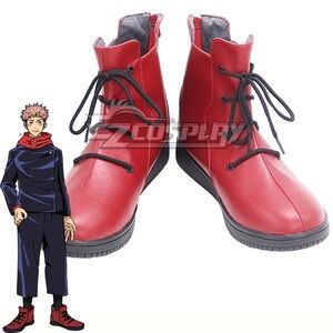 Yuji Itadori Red Shoes (Jujutsu Kaisen Cosplay)